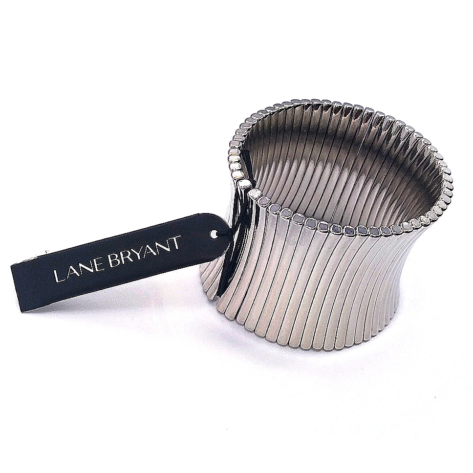 Silver Stretch Designer Bracelet By Lane Bryant 10$